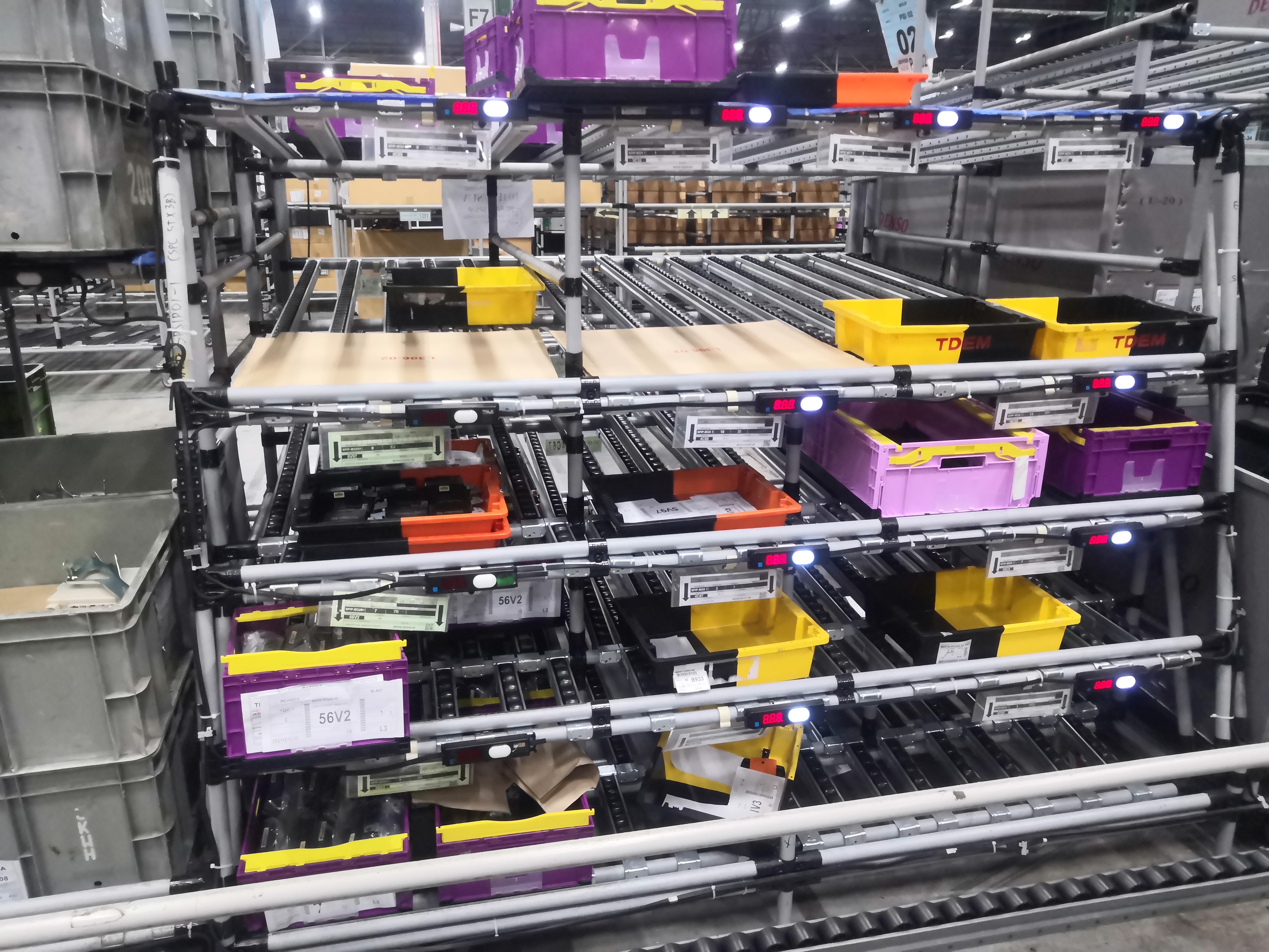 Automotive Assembly Plant with our Pick-to-Light Solution